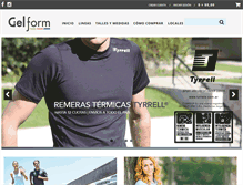Tablet Screenshot of gelform.com.ar